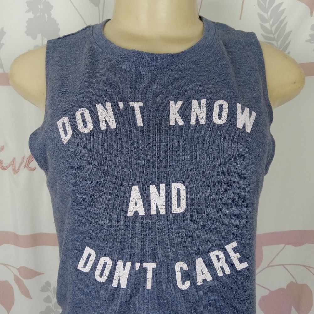 ModernLux sleeveless‎ blue top Size Small - Picture 4 of 7